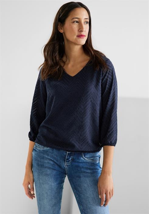 bluse-mit-smokdetails-deep-blue