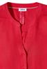 Bluse mit Split Neck aus Leinenmix fresh red