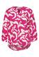 Bluse mit Split Neck aus Leinenmix magenta dream