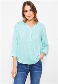 Bluse mit Streifen clary mint