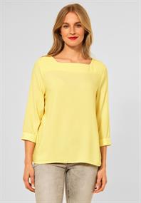 Bluse mit Streifen Print merry yellow