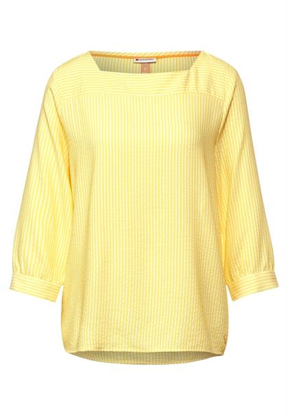 Bluse mit Streifen Print merry yellow