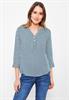 Bluse mit Streifen teal blue