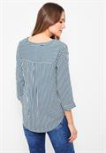 Bluse mit Streifen teal blue