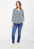 Bluse mit Streifen teal blue