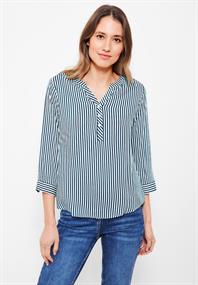 Bluse mit Streifen teal blue