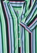 Bluse mit Streifenmuster dark brisk green