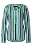 Bluse mit Streifenmuster dark brisk green