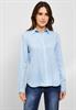 Bluse mit Streifenmuster faded blue