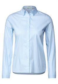 Bluse mit Streifenmuster faded blue
