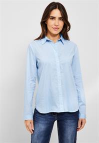 Bluse mit Streifenmuster faded blue