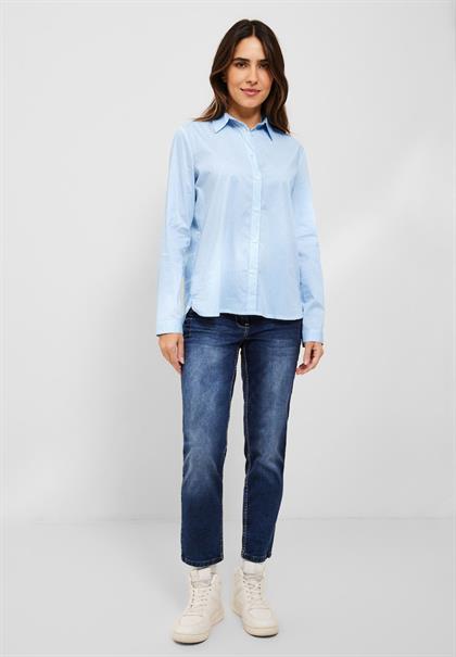 Bluse mit Streifenmuster faded blue