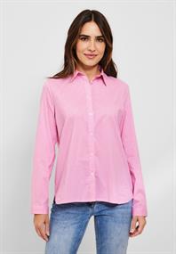 Bluse mit Streifenmuster fresh pink