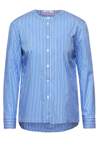 Bluse mit Streifenmuster just blue