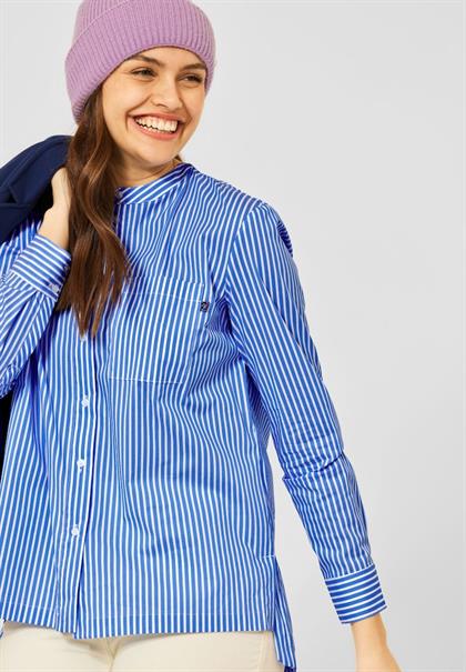 Bluse mit Streifenmuster just blue