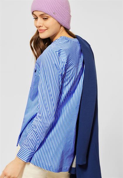 Bluse mit Streifenmuster just blue