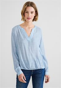 Bluse mit Streifenmuster light splash blue