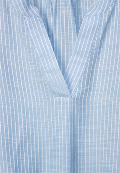 Bluse mit Streifenmuster light splash blue