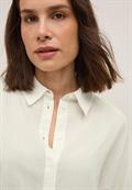 Bluse mit Streifenstruktur vanilla white