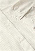 Bluse mit Streifenstruktur vanilla white