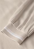 Bluse mit Tape-Details smooth sand beige