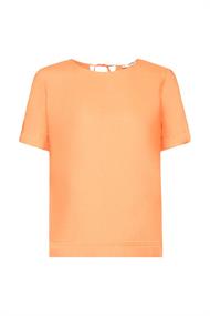 Bluse mit Tropfenverschluss orange