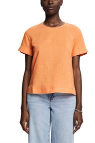 Bluse mit Tropfenverschluss orange