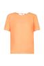 Bluse mit Tropfenverschluss orange