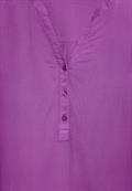 Bluse mit Turn-Up iced violet
