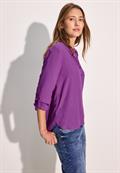Bluse mit Turn-Up iced violet