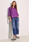 Bluse mit Turn-Up iced violet