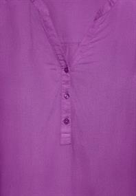 Bluse mit Turn-Up iced violet