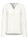 Bluse mit Turn-Up vanilla white