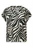 Bluse mit Zebra-Muster pine grove green