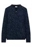 Bluse mit Zebra Print urban dark blue