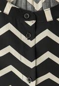 Bluse mit Zick-Zack-Muster black