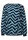 Bluse mit Zick Zack Muster deep teal blue