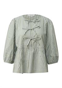 Bluse olive|mehrfarbig