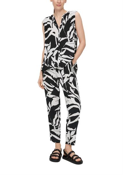 Bluse schwarz ,weiß