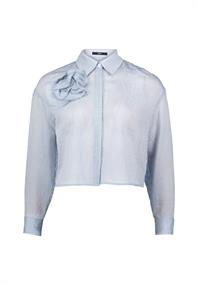 Bluse whiteblue