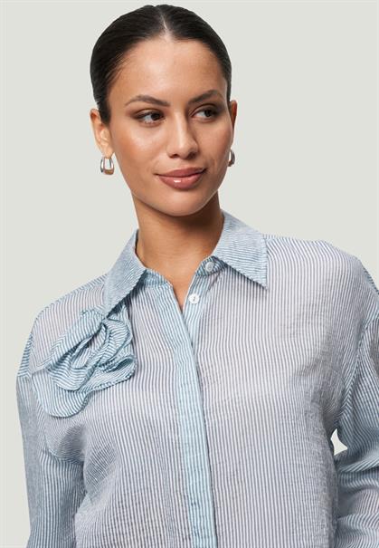 Bluse whiteblue
