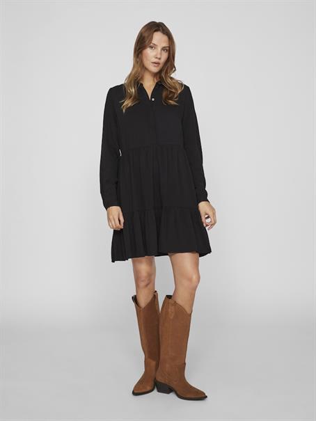 Blusenkleid black