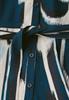 Blusenkleid mit Ikat Print tide blue