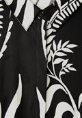 Blusenkleid mit Volants black
