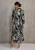 Blusenkleid mit Volants black