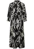 Blusenkleid mit Volants black
