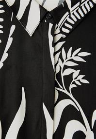 Blusenkleid mit Volants black