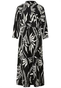 Blusenkleid mit Volants black