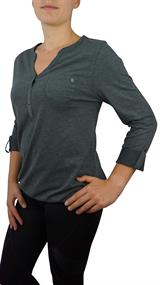 Blusenshirt anthra mel.