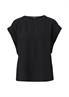 Blusenshirt aus Viskose schwarz